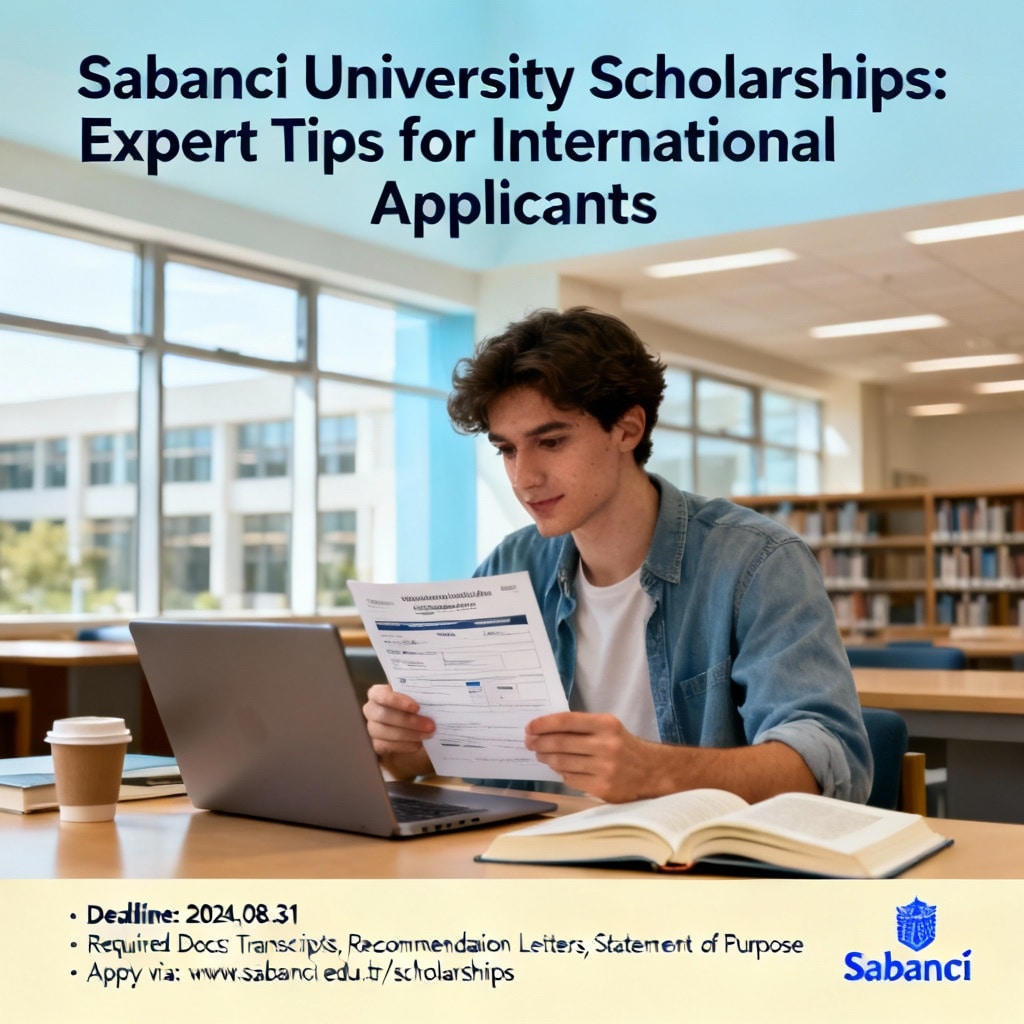 Sabancı University scholarships for international students expert tips