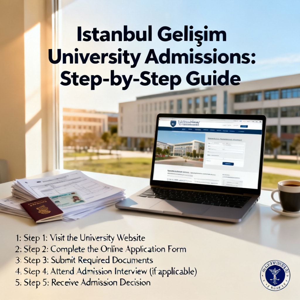 Istanbul Gelişim University admission requirements step by step