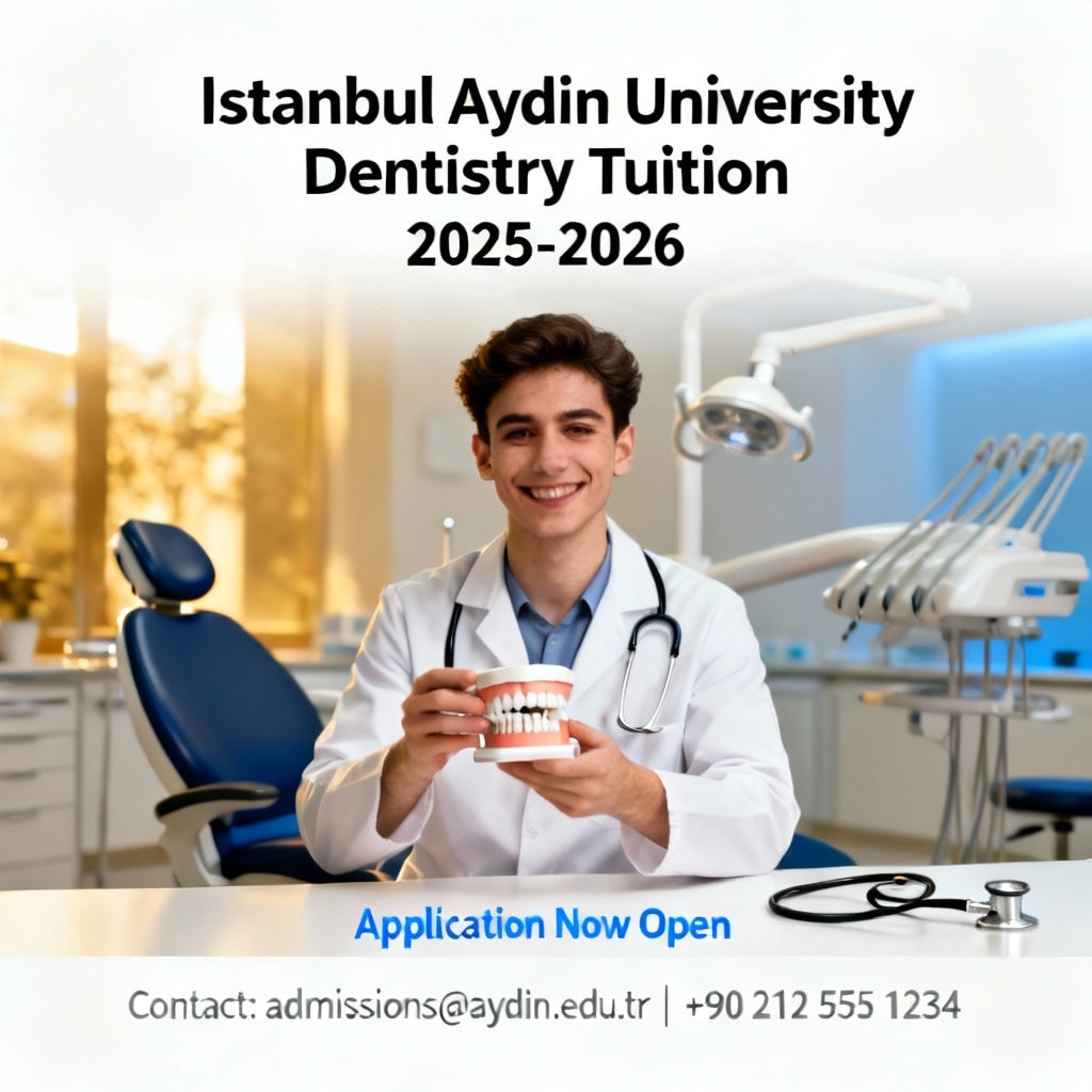 Istanbul Aydın University dentistry tuition for foreigners
