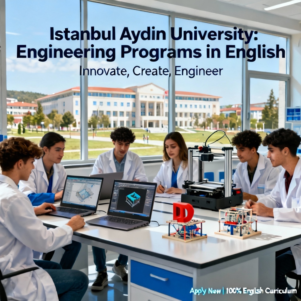 Istanbul Aydın University engineering programs in English