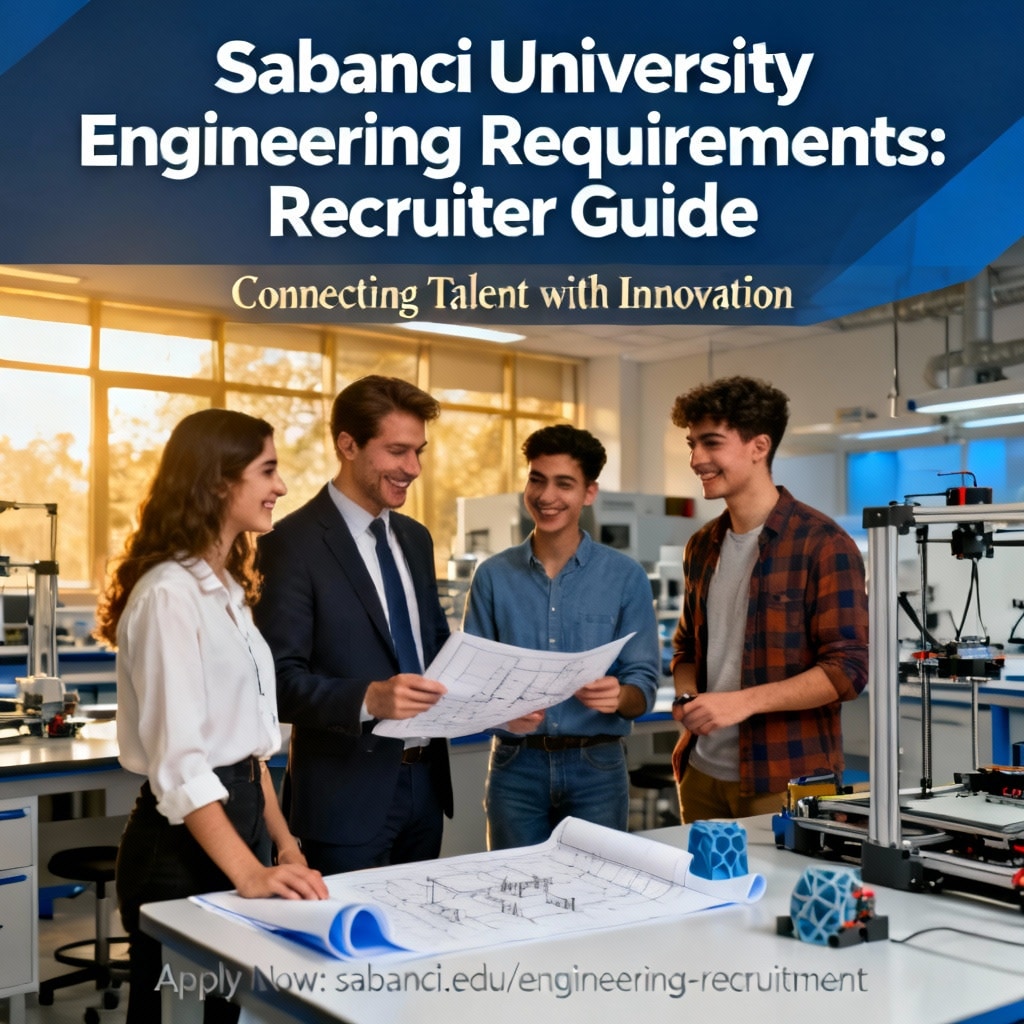 Sabancı University engineering programs requirements explained