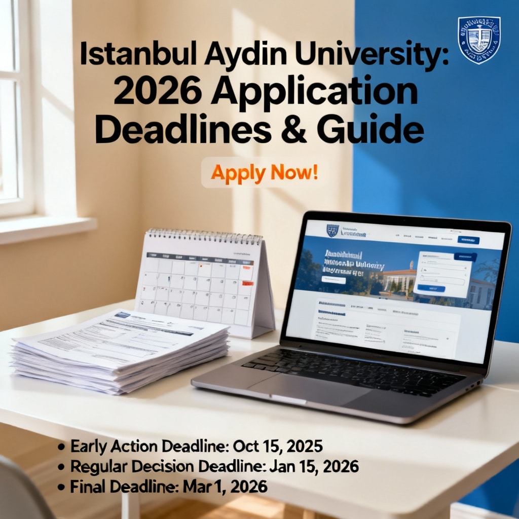 Istanbul Aydın University application deadlines 2026 guide