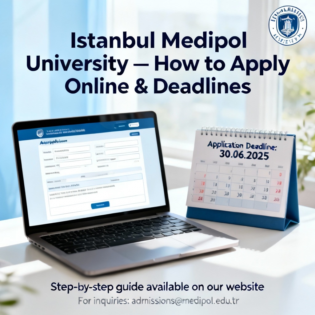 İstanbul Medipol University how to apply online updated deadlines