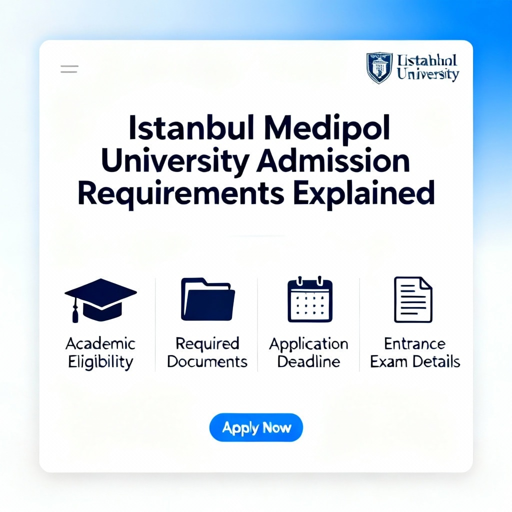 İstanbul Medipol University admission requirements requirements explained