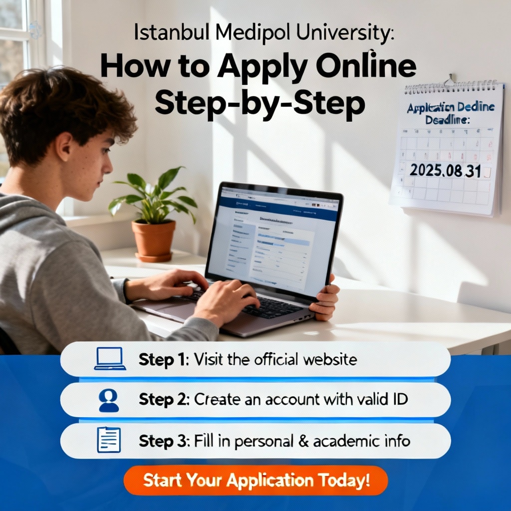 İstanbul Medipol University how to apply online step by step