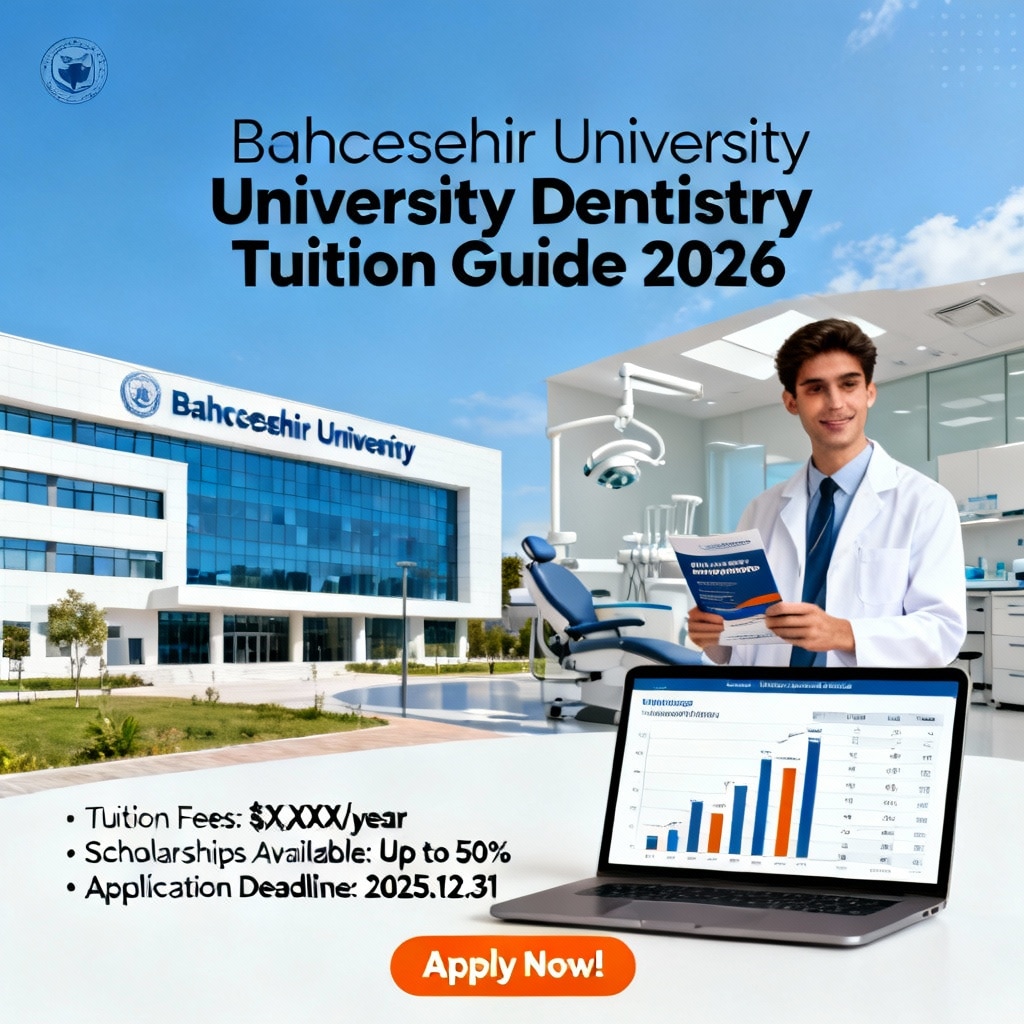 Bahçeşehir University dentistry tuition 2026 guide