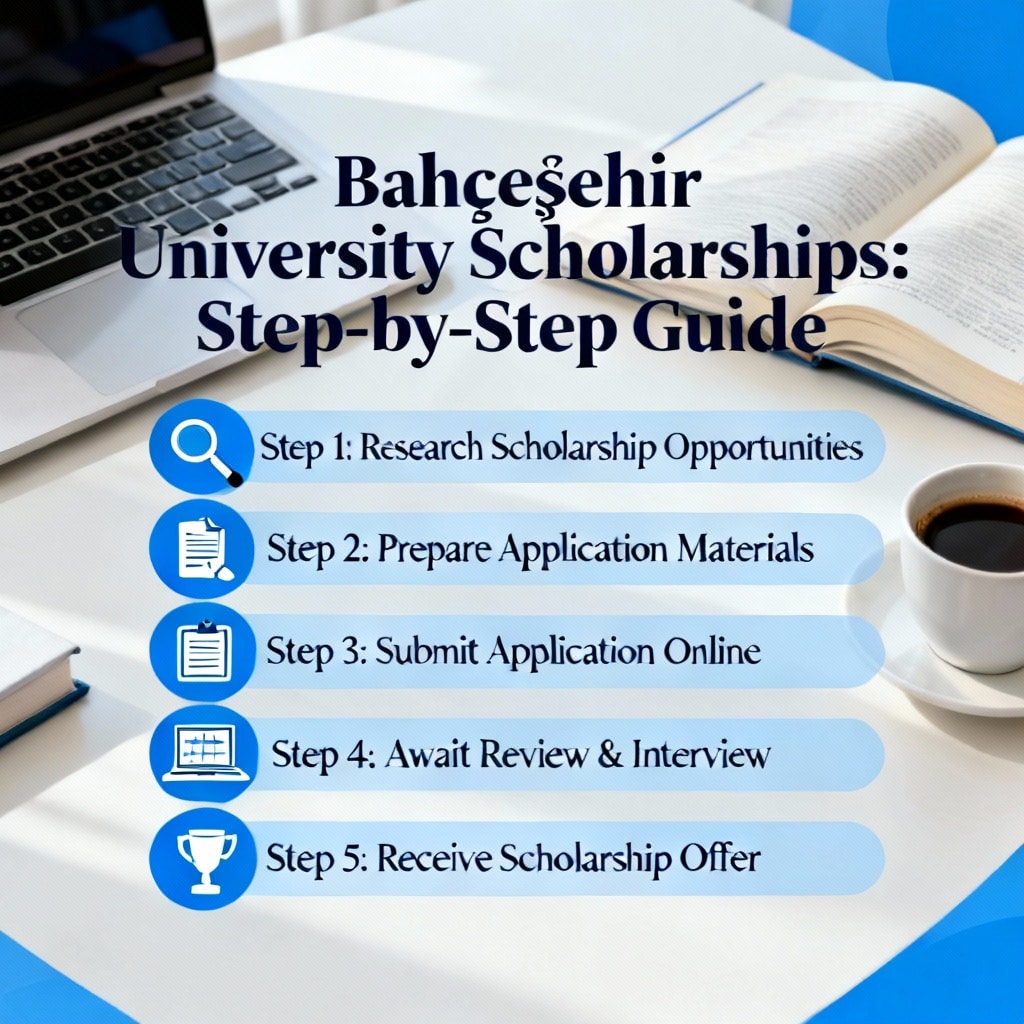 Bahçeşehir University scholarships for international students step by step