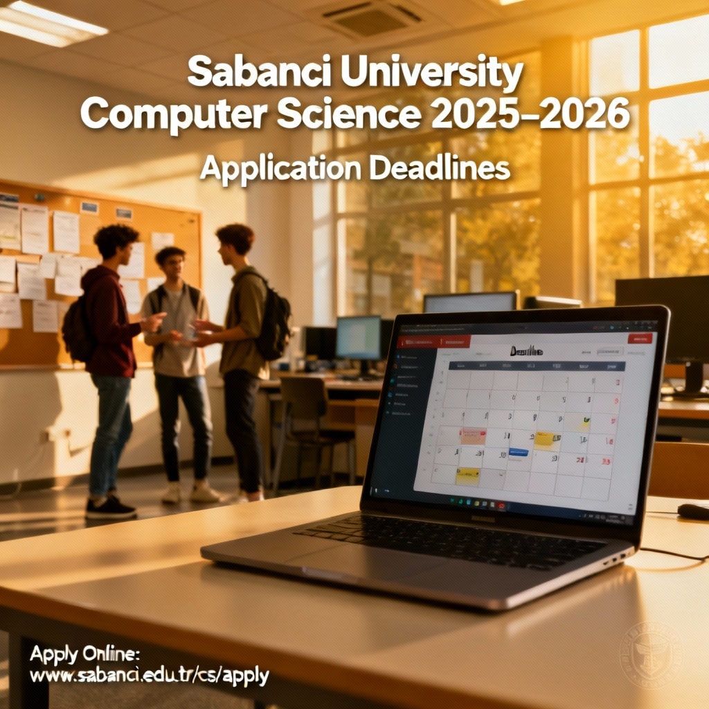 Sabancı University computer science in English updated deadlines
