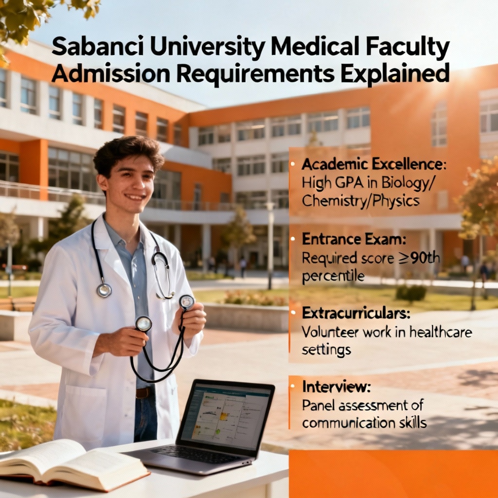 Sabancı University medical faculty admission requirements explained