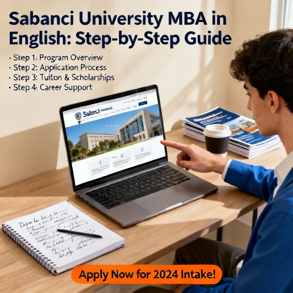 Sabancı University MBA in English step by step