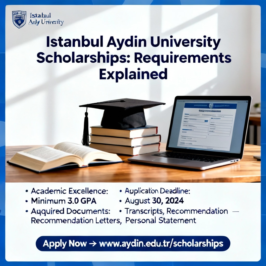 Istanbul Aydın University scholarships for international students requirements explained