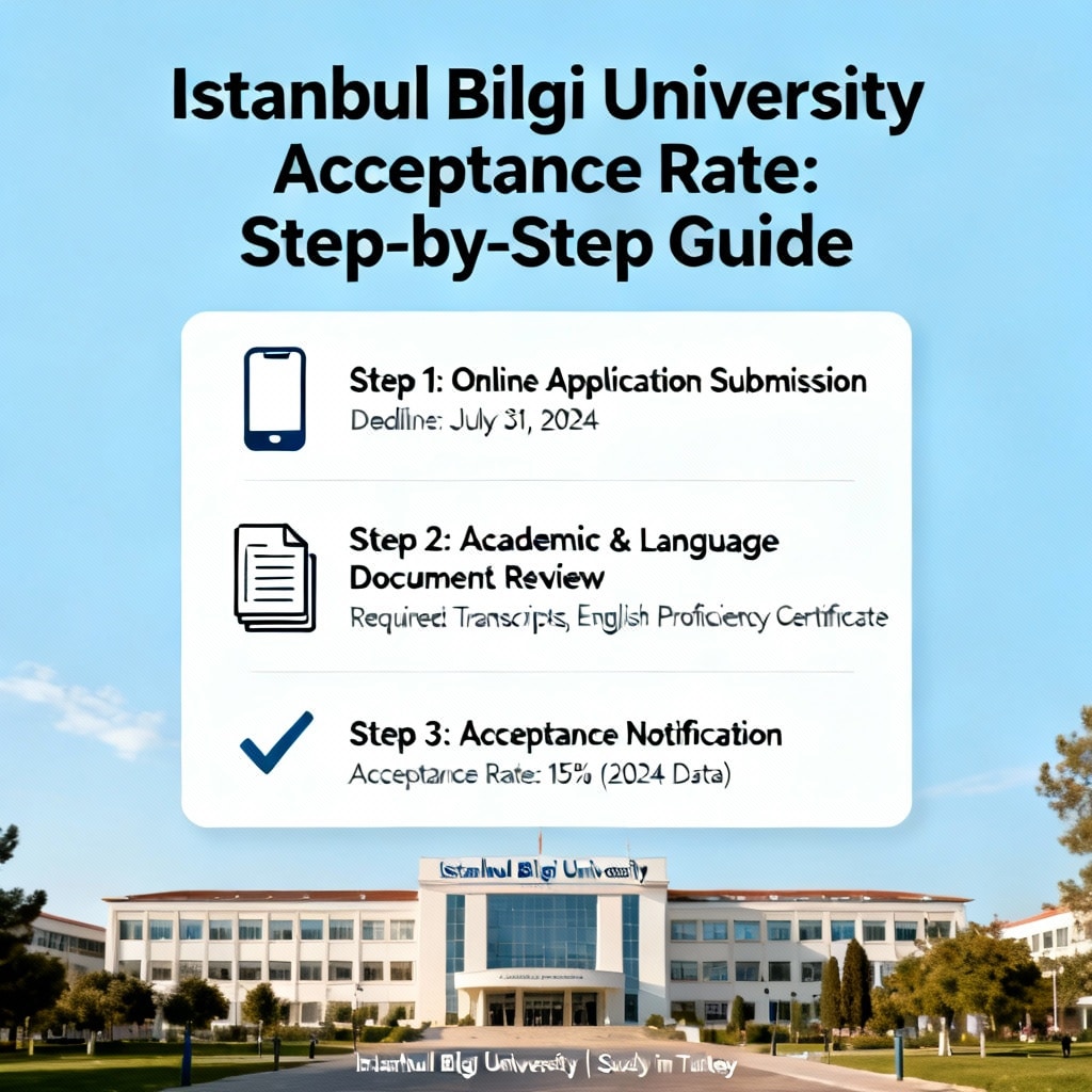 Istanbul Bilgi University acceptance rate step by step