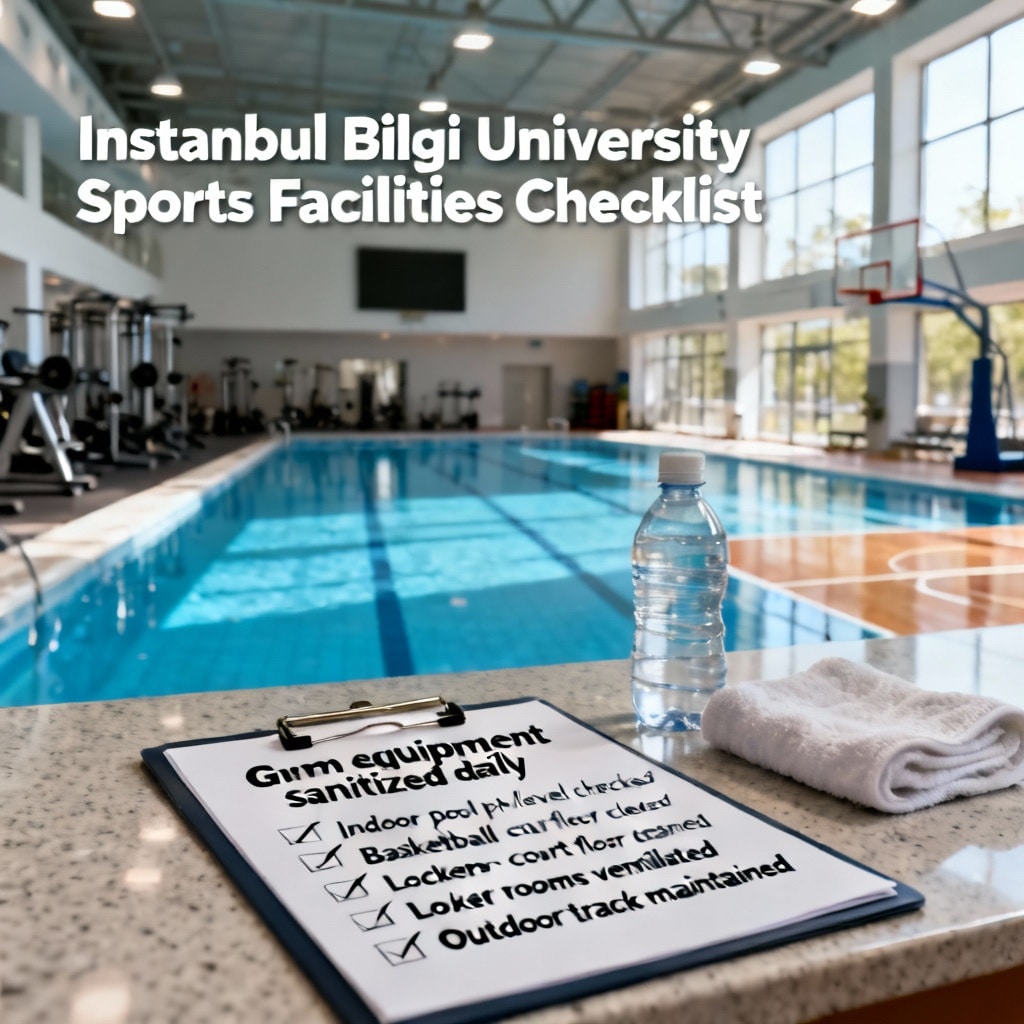 Istanbul Bilgi University sports facilities complete checklist