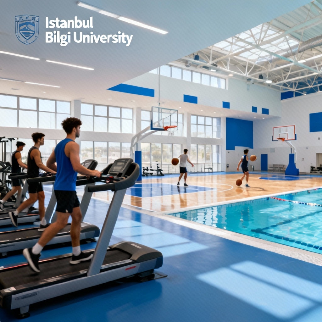 Istanbul Bilgi University sports facilities step by step