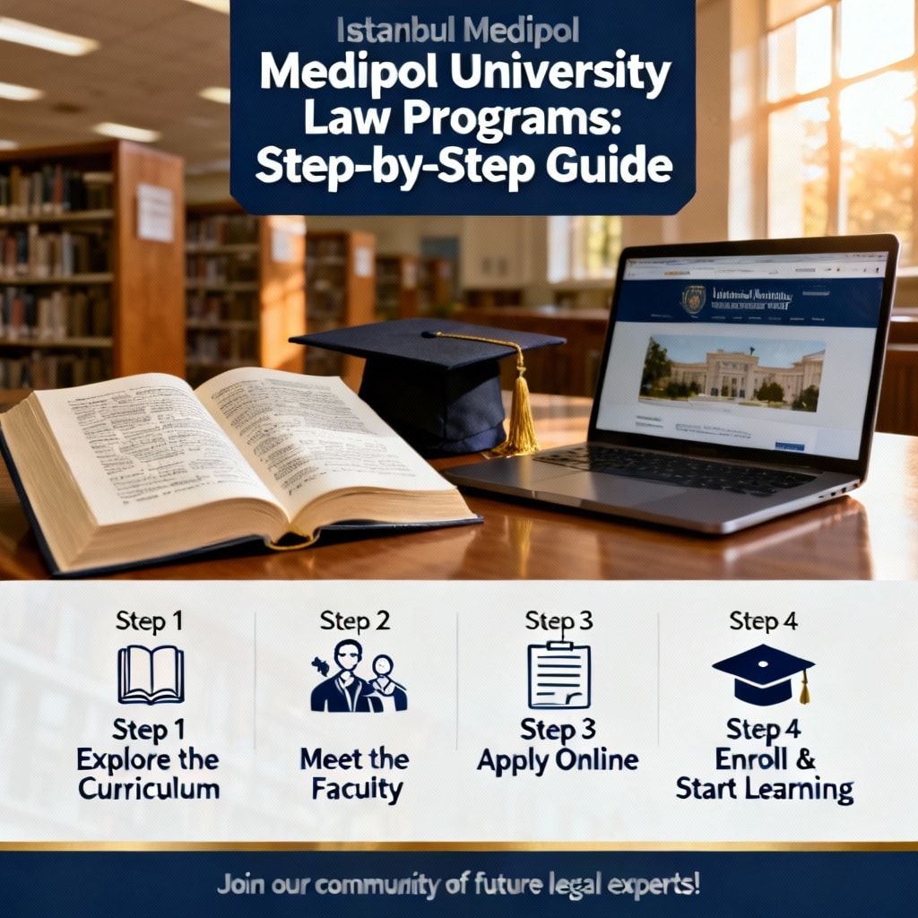 İstanbul Medipol University law programs step by step