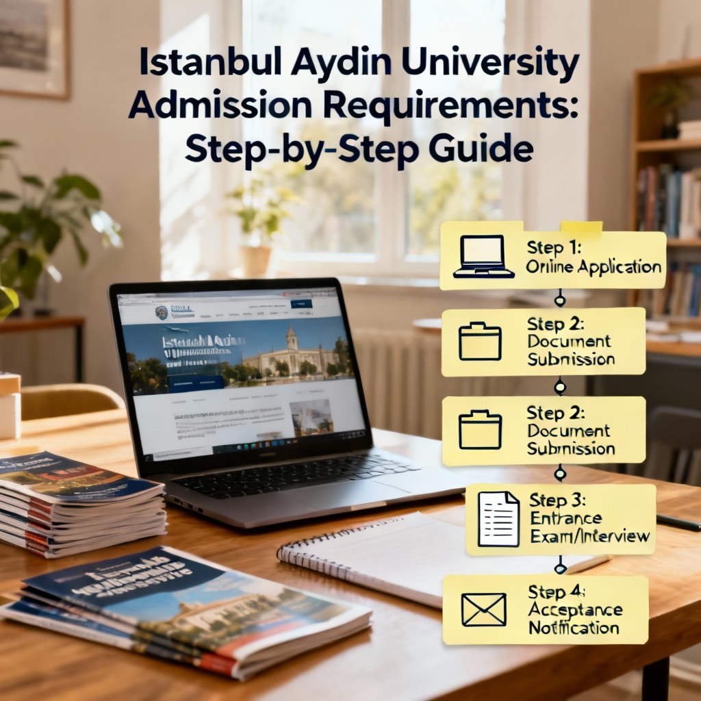 Istanbul Aydın University admission requirements step by step