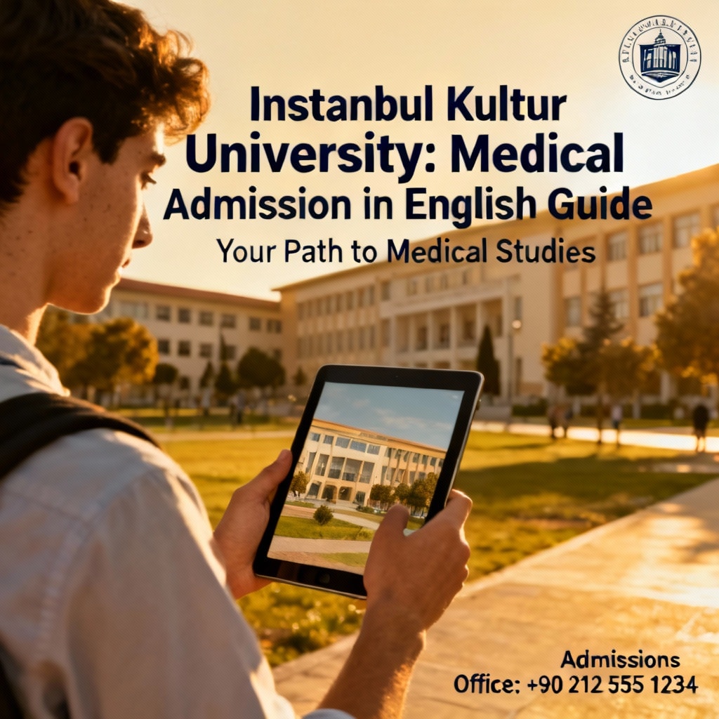 Istanbul Kültür University medical faculty admission in English