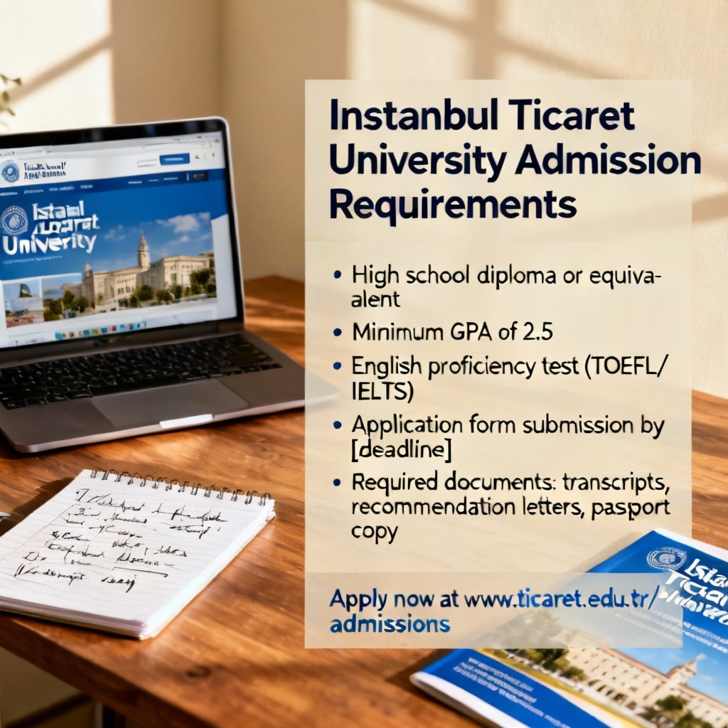 Istanbul Ticaret University admission requirements requirements explained