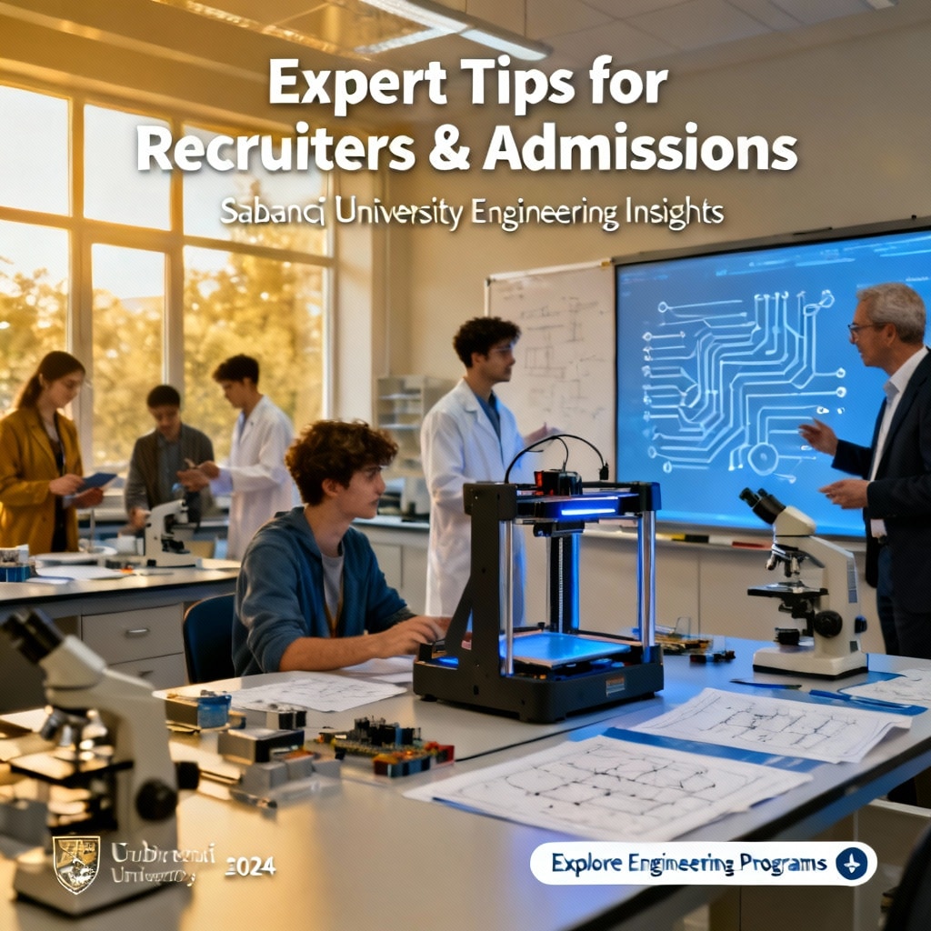 Sabancı University engineering programs expert tips