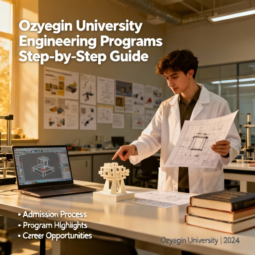 Özyeğin University engineering programs step by step