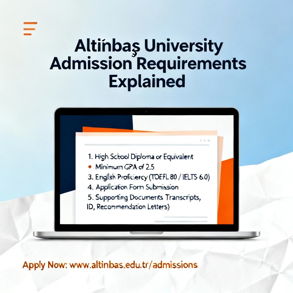 Altınbaş University admission requirements requirements explained