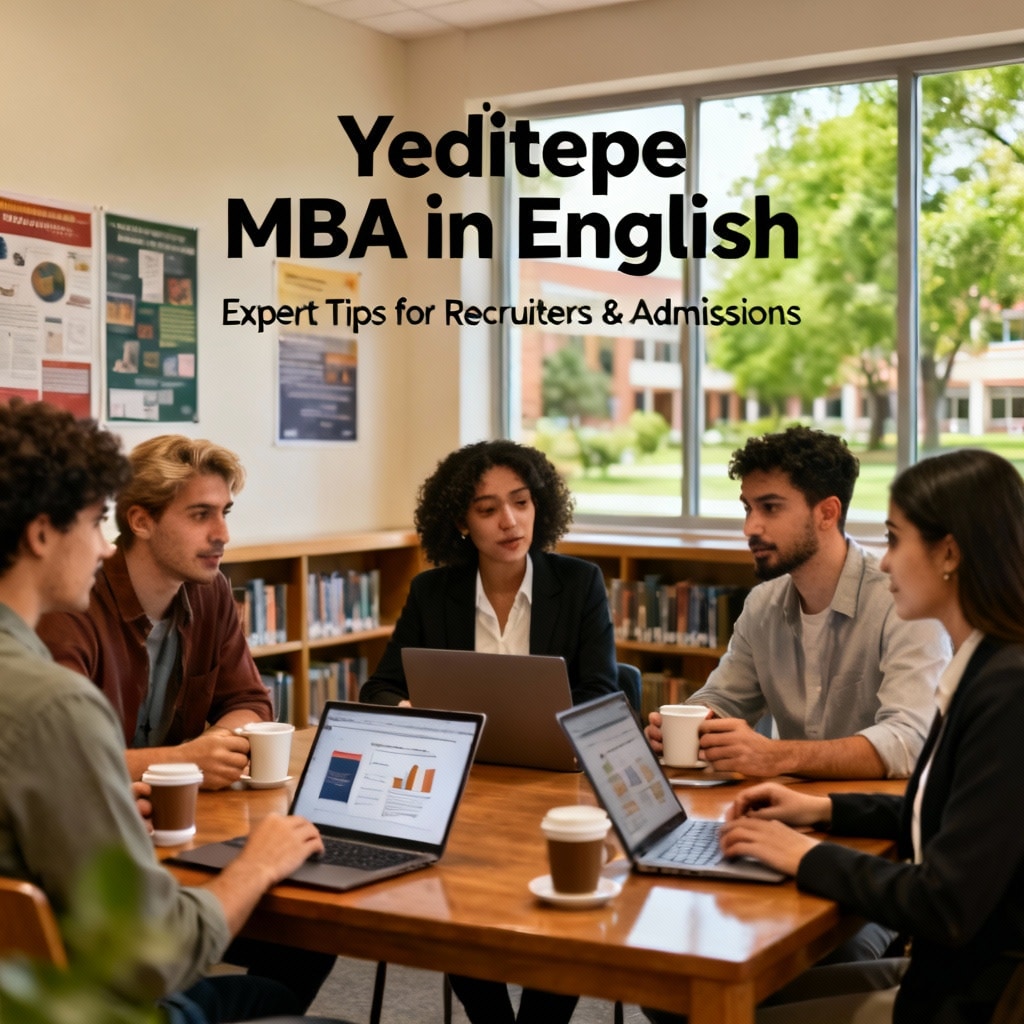Yeditepe University MBA in English expert tips