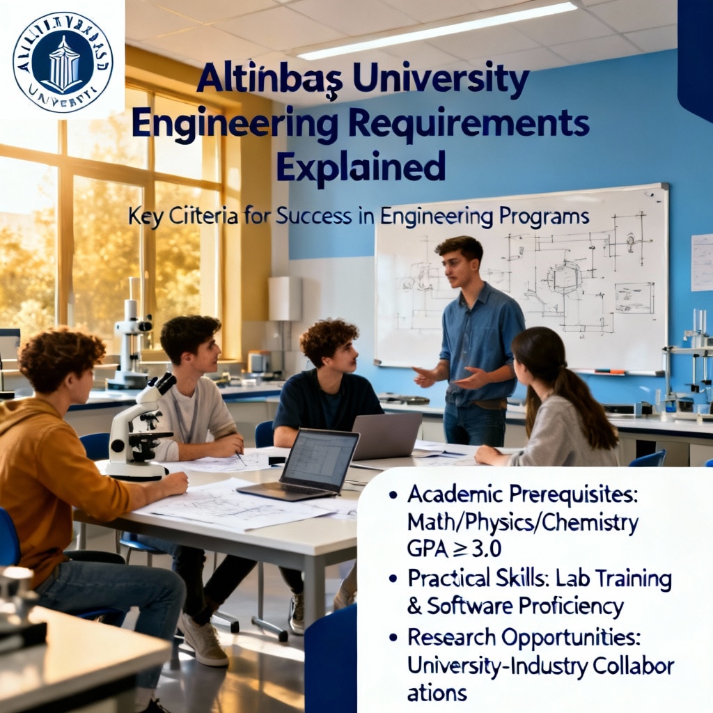 Altınbaş University engineering programs requirements explained
