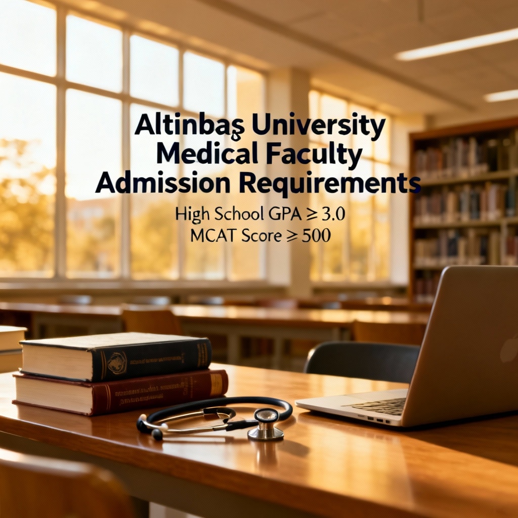 Altınbaş University medical faculty admission requirements explained