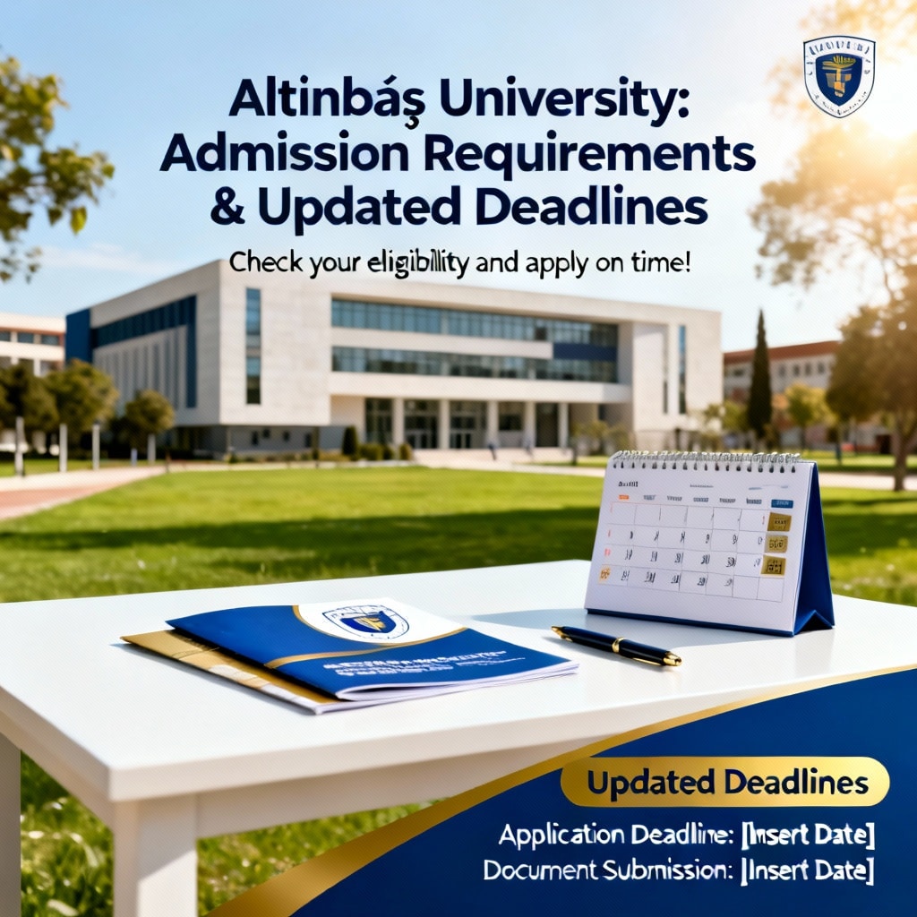 Altınbaş University admission requirements updated deadlines