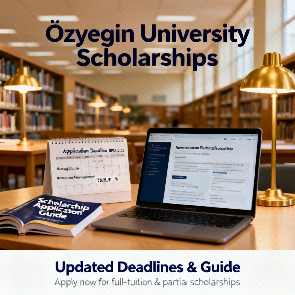 Özyeğin University scholarships for international students updated deadlines