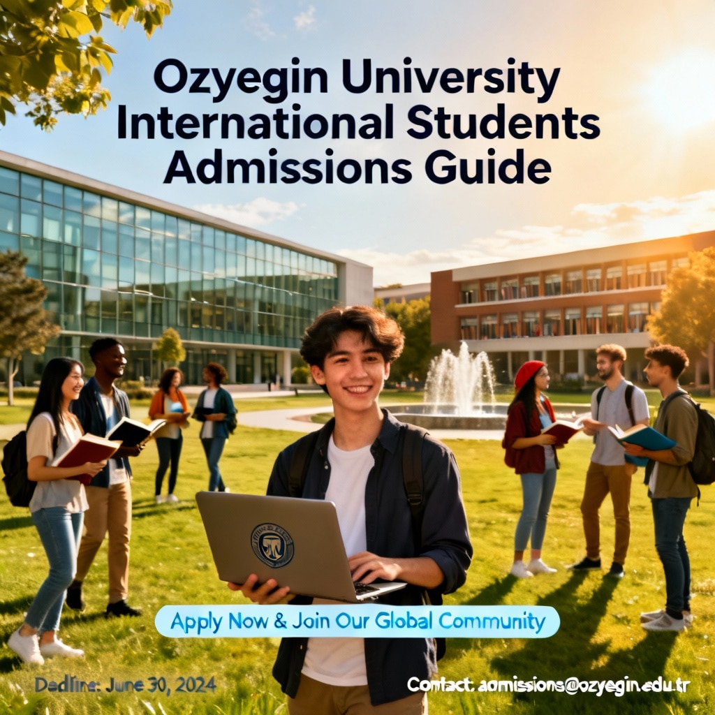 Özyeğin University admission requirements in English