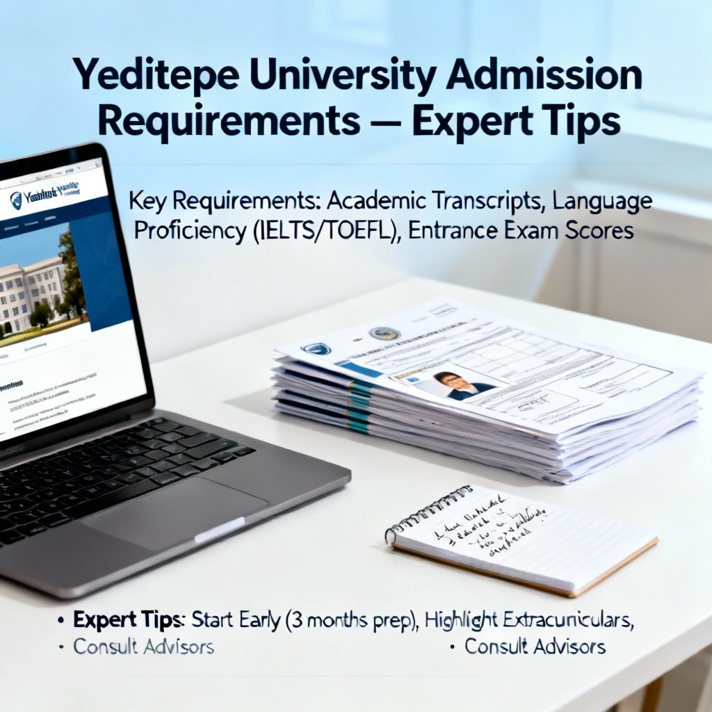 Yeditepe University admission requirements expert tips