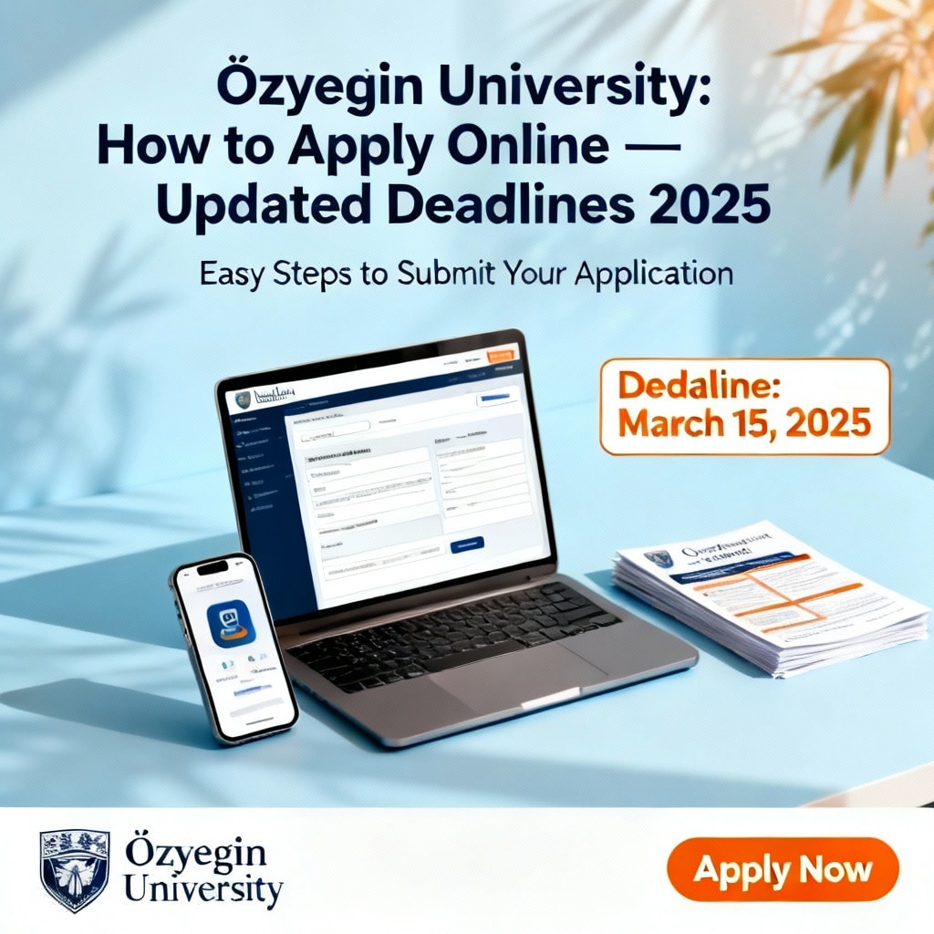 Özyeğin University how to apply online updated deadlines