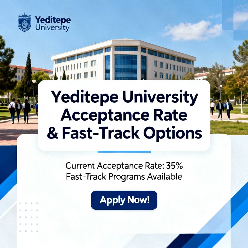 Yeditepe University acceptance rate fast-track options