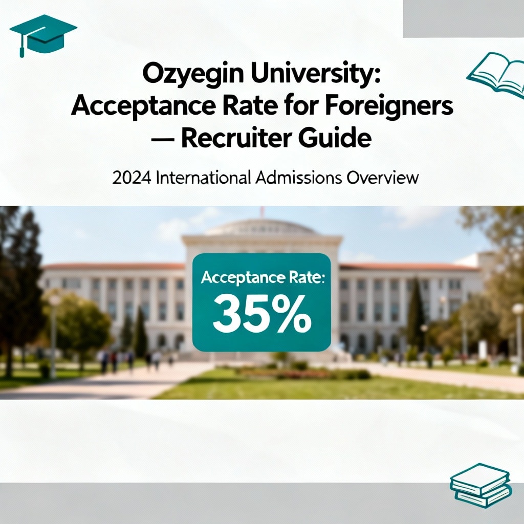 Özyeğin University acceptance rate for foreigners