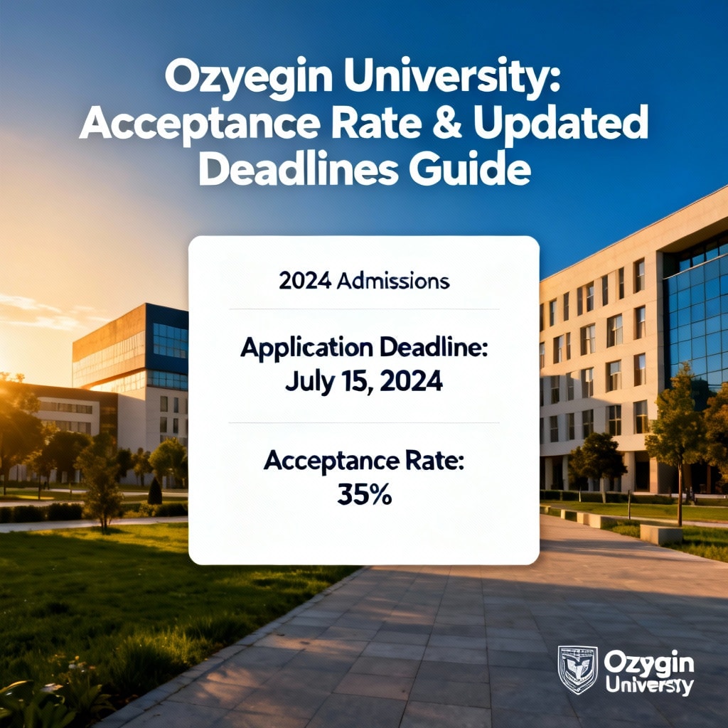 Özyeğin University acceptance rate updated deadlines