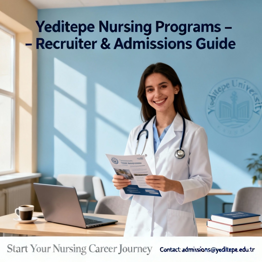 Yeditepe University nursing programs step by step
